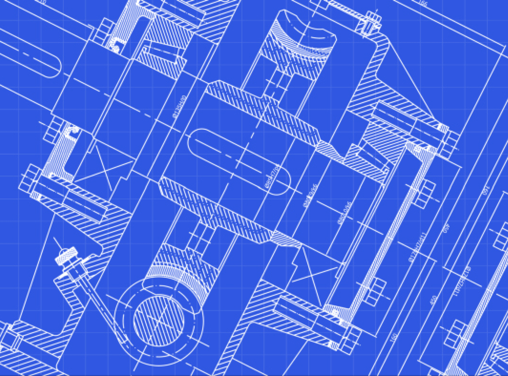 Stylized architectural blueprint