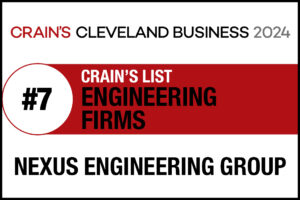 Nexus is ranked #7 in Crain's List of Engineering Firms