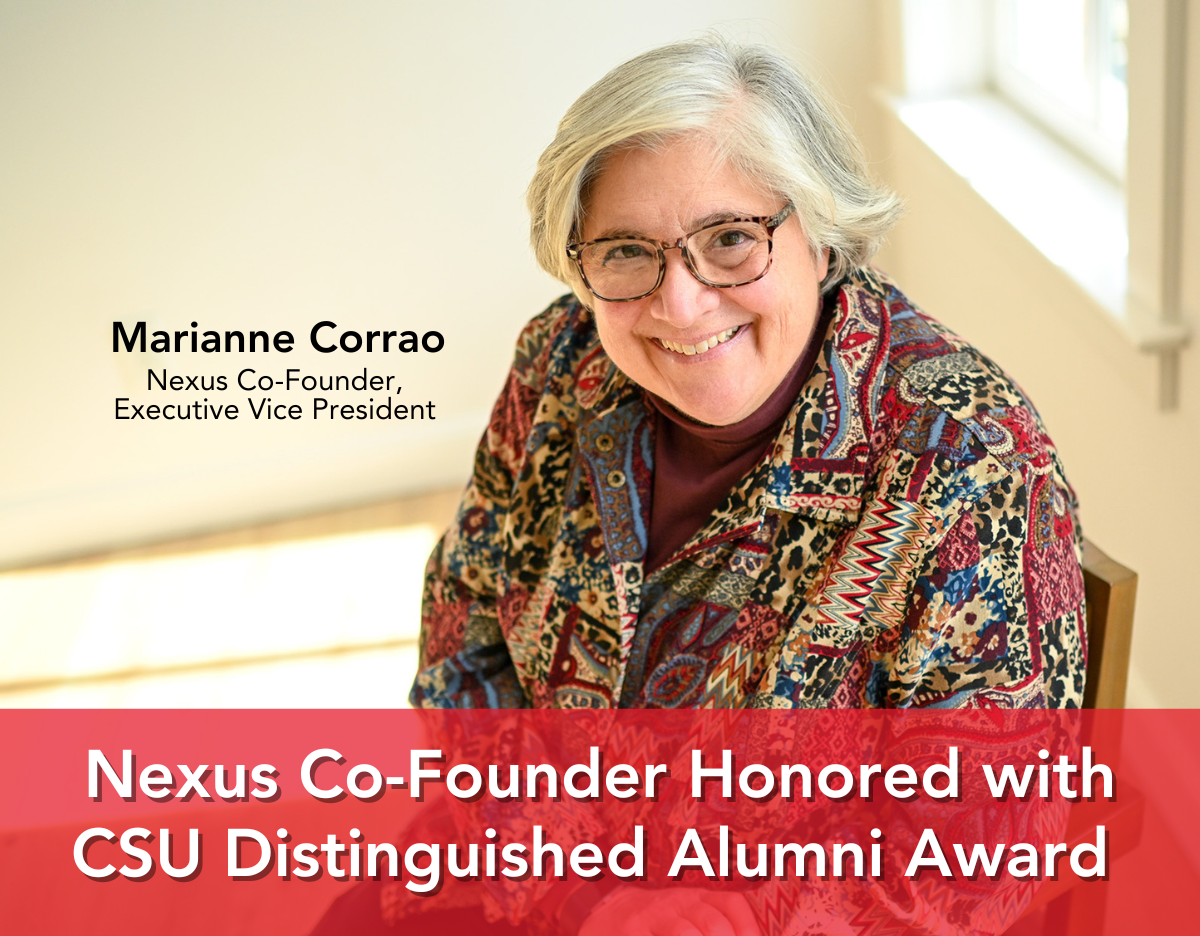 Image of Marianne Corrao, Nexus Co-Founder and CSU Distinguished Alumni Award recipient.